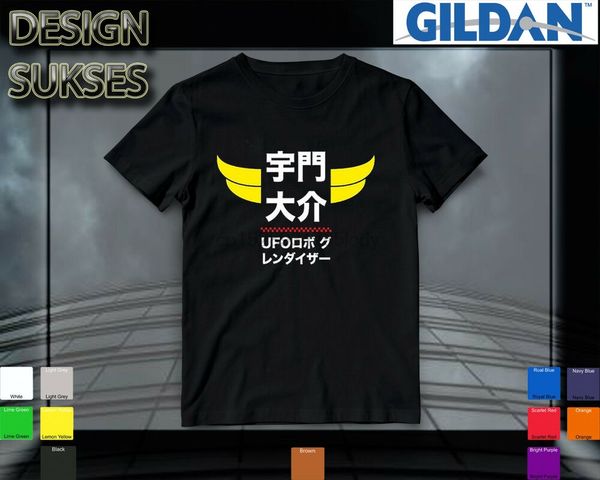 

grendizer g2 anime japan robot series classic t-shirt black