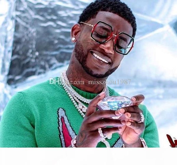 

luxury designer sunglasses for women fashion mixed color square summer style rectangle full frame uv protection come with boxes, White;black