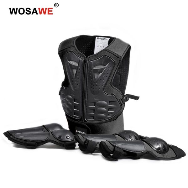 

ghost racing motorcycle kids full body protective gear children armor knee protector elbow pads for snowboard ski skateboard