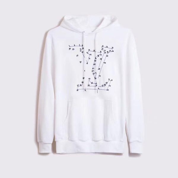 

20ss autumn winter fashion men hoodie sweatshirt hip hop streetwear casual polo t shirts men women hoodies pullover sweatshirts, Black