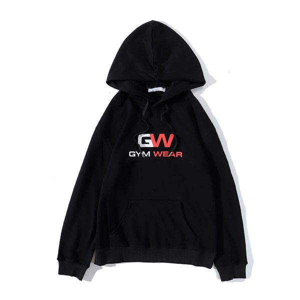 

2020 new arrival men's & women's hooded hoodies fashion mens letter print sweater womens casual pullover sweatshirts size m-2xl, Black