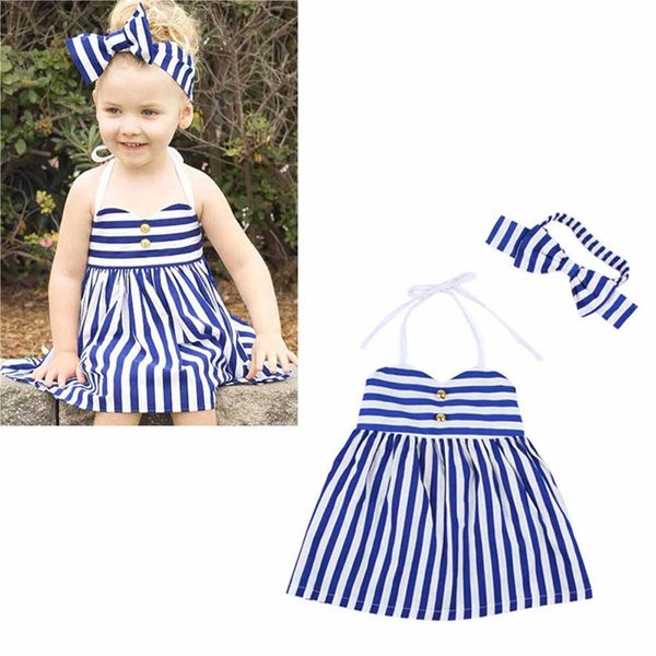 

3 colors cute toddler kids baby girls outfits clothes summer princess dress+headband 2pcs sets drop shipped st05, White