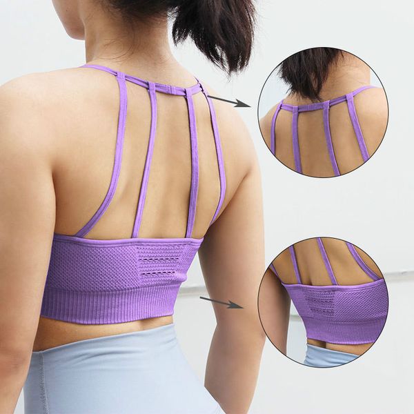 

бесшовного спорт бюстгальтер фитнес женщина бег crop tops тренировка проложенного йог бюстгальтер high impact одежда активной, White;black