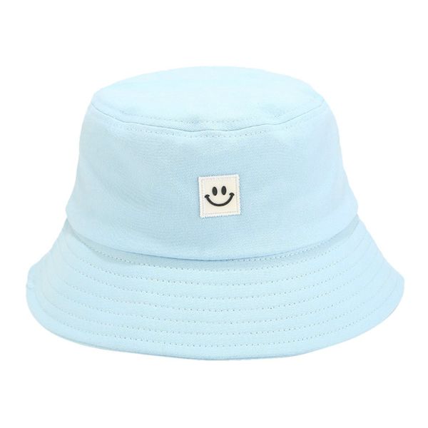 

bucket hat women men smile print muts fisherman hat casquette sunscreen outdoors cap fashion, Blue;gray