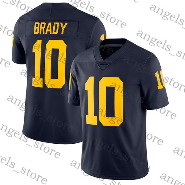 

michigan wolverines tom 10 brady american football jersey 97 bosa 7 haskins jr ncaa 7 kaepernick university burrow 26 barkley 13 tagovailoa, Black