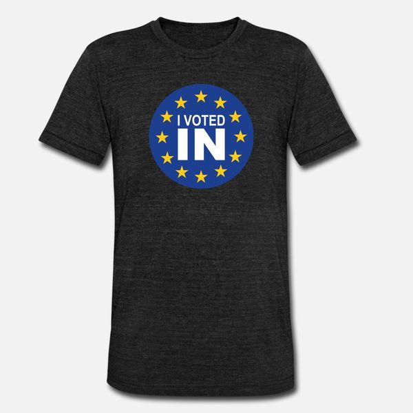 

i voted in t shirt men create 100% cotton s-3xl novelty graphic casual spring standard shirt