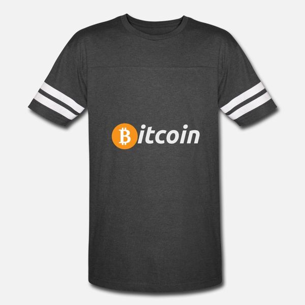

bitcoin логотип криптовалюта тенниска мужчин дизайн с коротким рукавом экипаж шеи уникальный сыпучие комфортное лето новизна рубашка