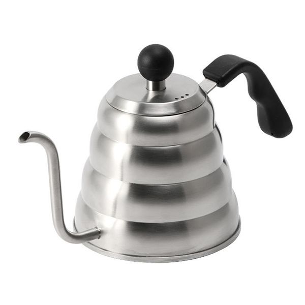 

stainless steel vintage kitchen bar long mouth coffee pot hand drip anti-skid