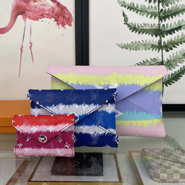 

3 pieces combination designer purse designer purse women clutch bag wallet bags with box and dust bag 69119 pochette kirigami