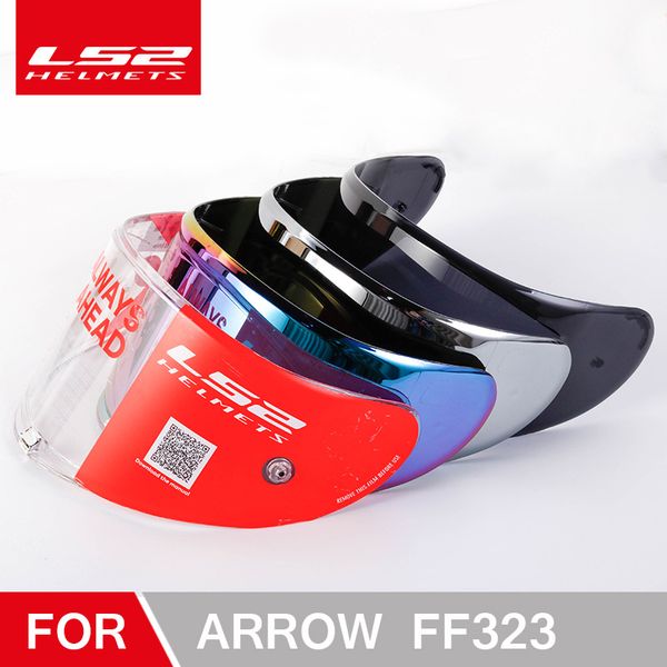 

100% original ls2 ff323 motorcycle helmet visor suitable for ls2 arrow carbon fiber helmet chameleon silver black lens