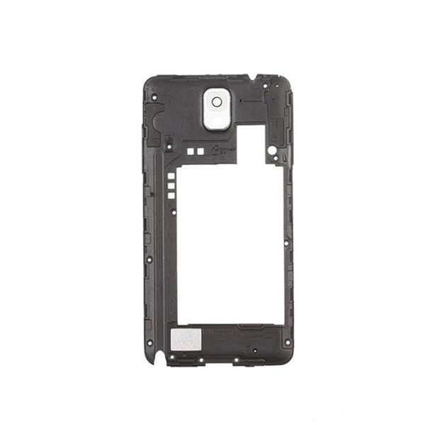 

100% oem for samsung galaxy note 3 n9005 back middle frame rear housing cover with camera panel lens replacement