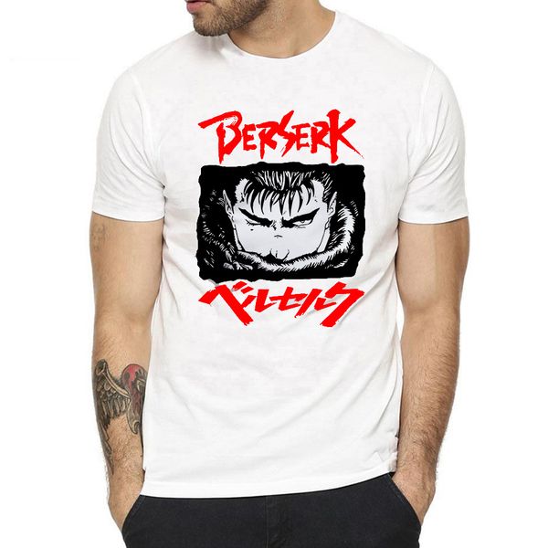 

men's berserk anime shirt male short sleeved manga guts junji ito aesthetic t shirt featured brand man animation tshirt