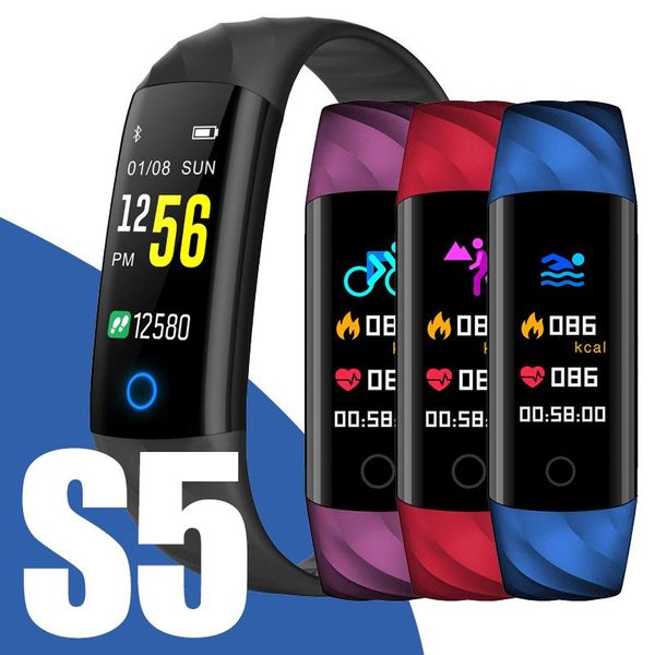 

cgjxssport smart band wristband bracelet ip68 waterproof color screen heart rate blood pressure pedometer fitness activity tracker pk id115