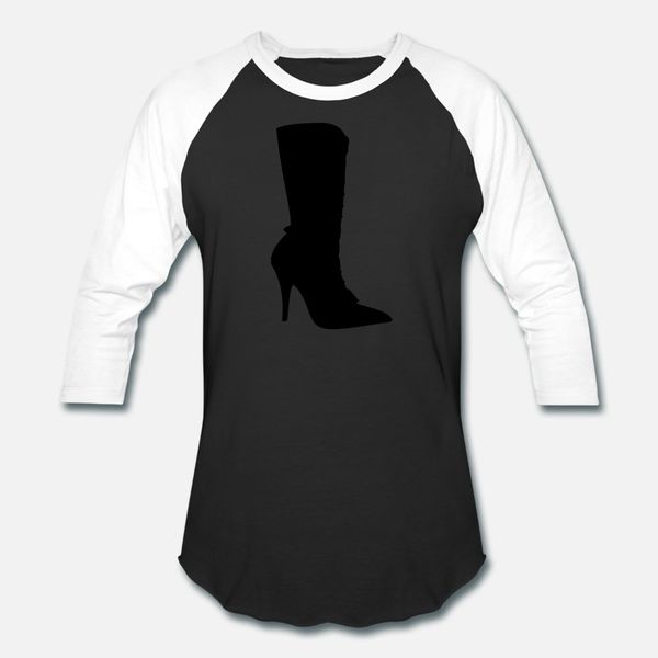 

vector highheels silhouette t shirt men create short sleeve round neck loose authentic summer style formal shirt