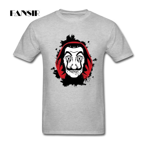 

новые coming мужчины футболку ла каса-де papel деньги heist коротким рукавом 100% хлопок crew neck t shirt для мальчика camiseta