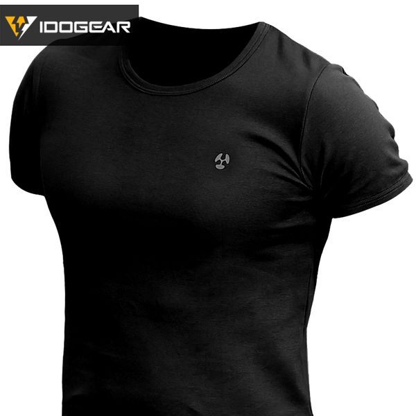 

idogear shirt short t-shirt sleeve slim tee round neck cotton tactical fast dry 3108, Camo