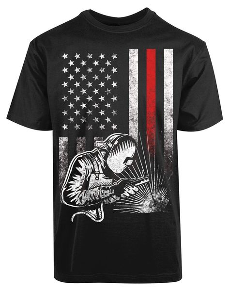 

welder t-shirt weld welding american welder usa flag patriot 2020 new fashion design men brand cotton printed t shirts cool tee