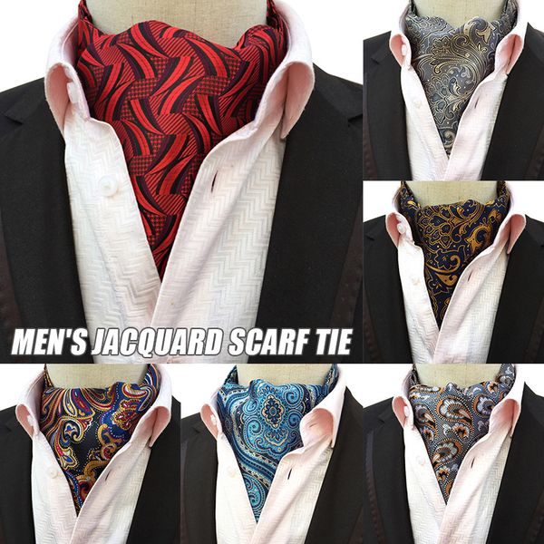 

bow ties men cravat scarves neck gift fashion for wedding party prom business suit tc21, Black;gray