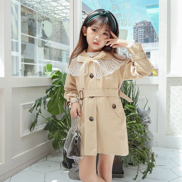 

2020 осень весна девушки моды british красивая ветровка куртка, Blue;gray