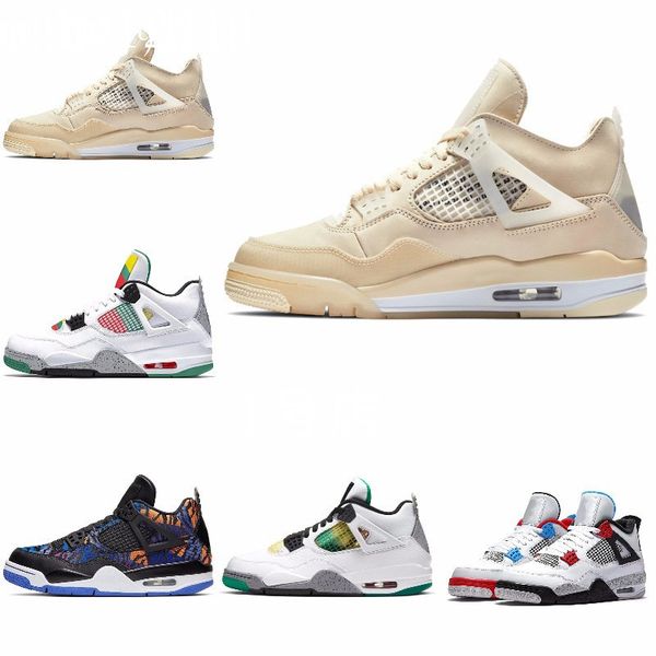 

cool grey 4 pure money metallic pack men basketball shoes 4s pine green court purple university orange red sneaker j#07-367