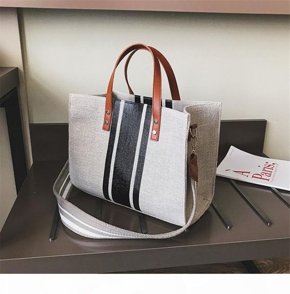 

women handbag casual canvas wide shoulder strap hand bill of lading shoulder bag shopping bags ph-cfy20051839