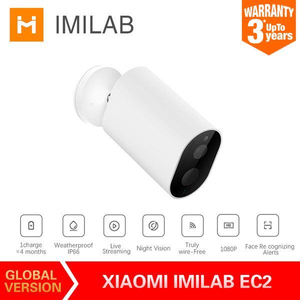 

version IMILAB EC2 Camera Wireless With Battery Remote voice intercom Outdoor IP66 Waterproof Alarm Connectable Mi Home