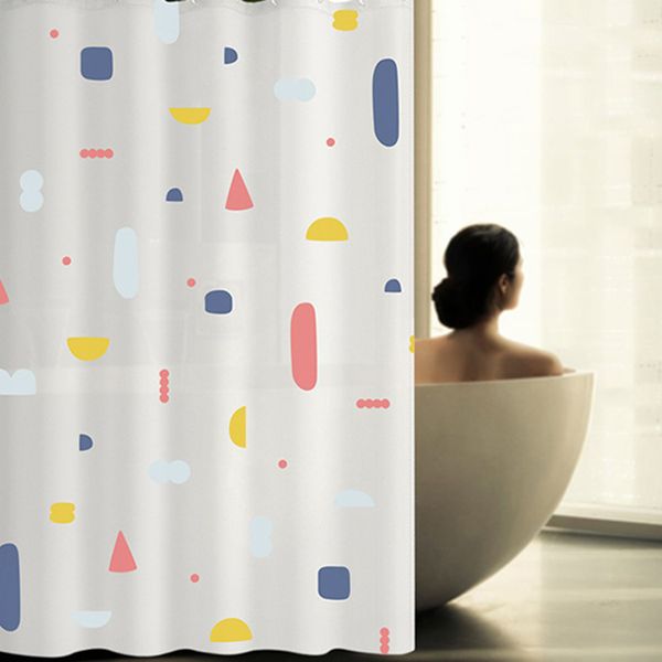 

shower curtains printed bathroom curtain with hooks waterproof sanitary partition for home decoration accessaries