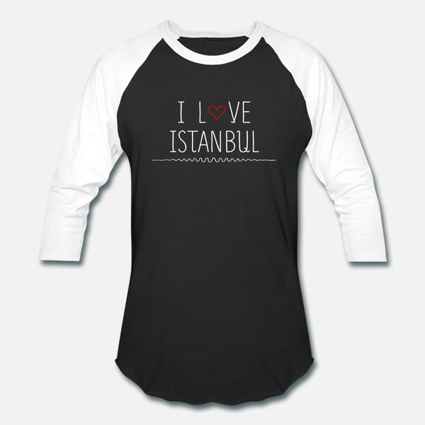

i love istanbul t shirt men print short sleeve crew neck letters famous casual summer pictures shirt