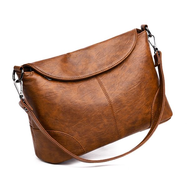 

women's bags new retro bag cover small bag leather ladies texture fashion versatile one-shoulder messenger large-capacity