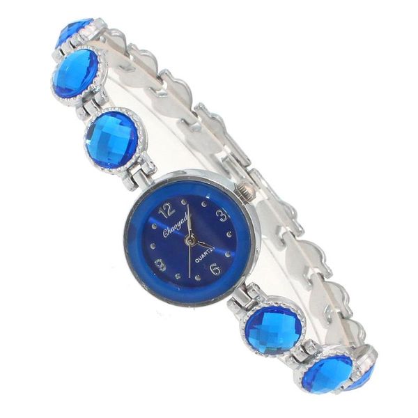 

chaoyada women new luxury crystal rhinestone fashion style hand catenary bracelet watches ladies girls wristwatches quartz watch, Slivery;brown