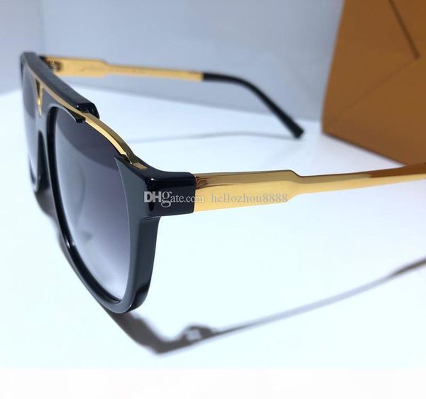 

evidence luxury millionaire sunglasses retro vintage men designer sunglasses shiny gold summer style laser logo gold plated, White;black