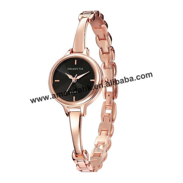 

high wholesale women fashion quartz watch thin alloy bracelet watch for women alloy band wrist, Slivery;brown