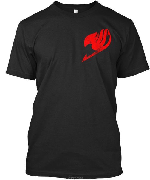 

уникальный красный fairy tail логотип stylisches футболка stylisches t-shirt бесплатная доставка harajuku tops тенниски способа классический