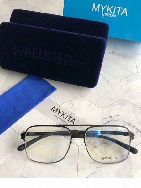 

new mykita 1769 sunglasses for man pilot frame with mirror ultralight frame memory alloy oversized sunglasses for women cool outdoor design, White;black