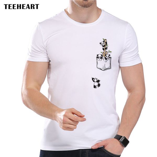 

2019 male selling wild panda bear cute animal cub playing bamboo tree funny joke men t shirt tee summer tee shirt