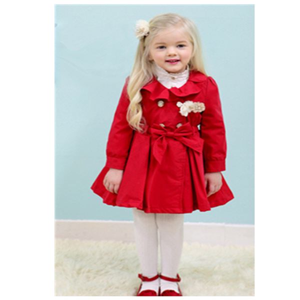 

2020 new baby girls fashion windbreaker coat winter autumn princess long sleeved princess coat dress baby girl clothes 30, Blue;gray