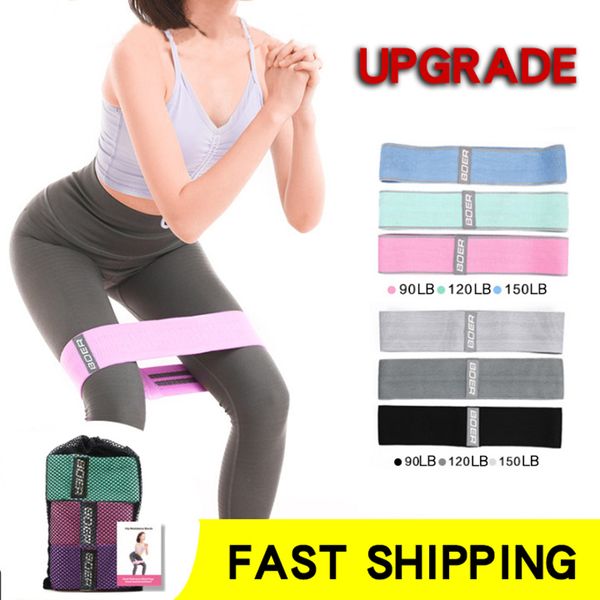 

resistance bands 3 pieces fitness rubber expander elastic band for training mini drop