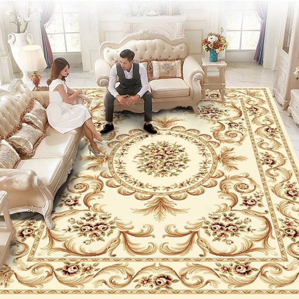 

jacquard european carpets for living room thick carpet bedroom coffee table floor mat large rug american style rug study persian