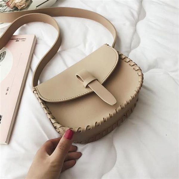 

women's 2019 new fashionable satchel saddle saddle bag student all-match ins super shoulder crossbody bag wvhan
