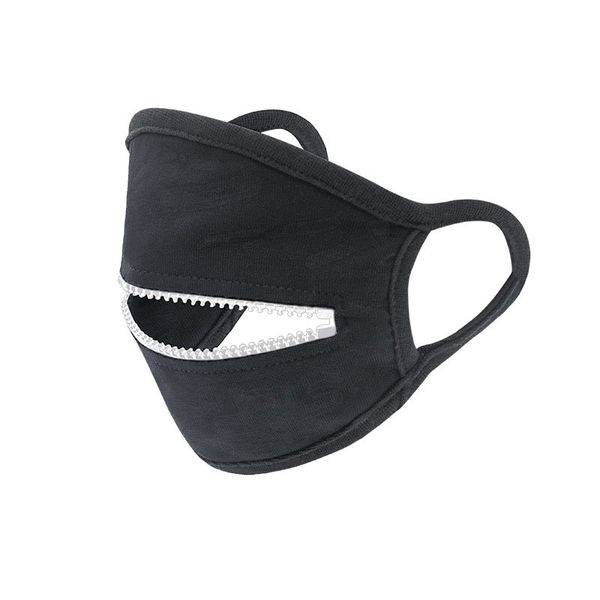 

fashion design cotton breathable dustproof cycling face mask with zipper, wholesales face mask for adult