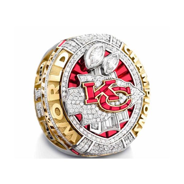 

2019 wholesale kansas 2019 city chiefs world championship ring tideholiday gifts for friends, Silver