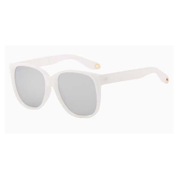 

retro frame square sunglasses women vintage brand design plastic material lenses 2026 uv400 protection eyewear, White;black