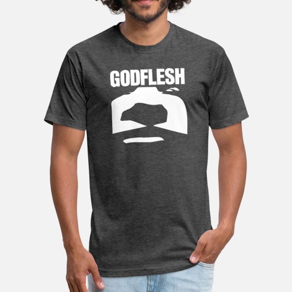 

godflesh face t shirt men crazy 100% cotton s-3xl basic solid crazy breathable spring original shirt