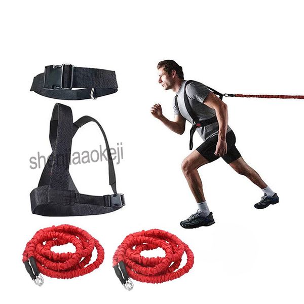 

2 meters doubletraining resistance rope band latex bungee bounce trainer pull rope for explosiveness training home workout 1pc