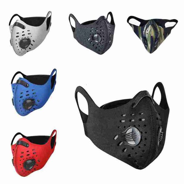

outdoor sports anti-dust mask for riding waterproof dustproof face mask with breathing valve riding cycling designer masks cyz2626