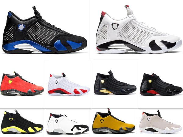 

14 14s mens basketball shoes sup rivet reverse desert sand dmp last sindiglo red suede black toe men sports sneakers trainers 40-47