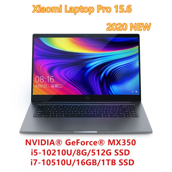 

2020 new mi lap15.6" pro upgrade mx350 notebook intel -10510u 16gb 1tb ssd / -10210u 8gb 512gb ssd 100% srgb comp