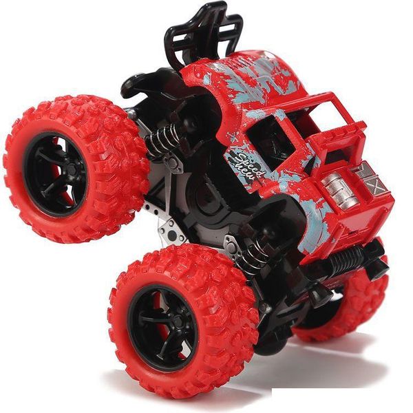 Melhor brinquedo de venda crianças de quatro rodas motrizes inércia tumbler off-road com carro modelo golpe menino rocha para atacado exportação