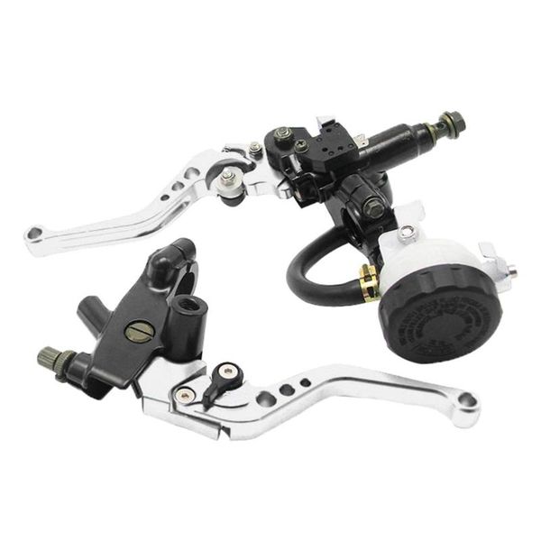 

2x motorcycle 7/8'' 22mm brake clutch master cylinder lever set fitting new