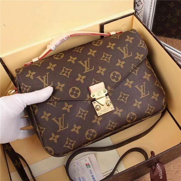 

2020 original women messenger bag leather womens handbag pochette metis shoulder bags crossbody bags mobile phone purse